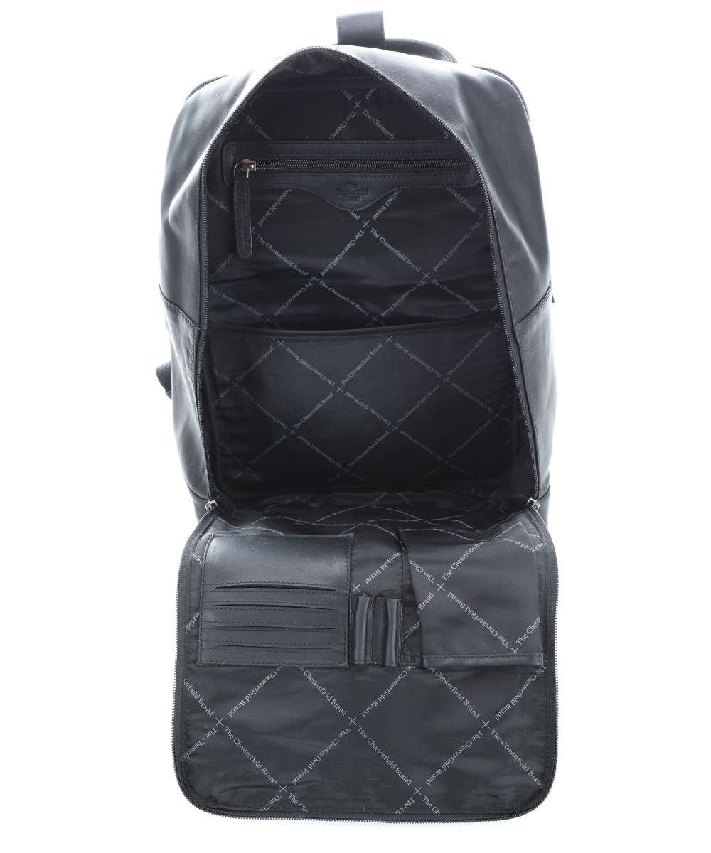 The Chesterfield Brand Belford 14" Pc Sekk I Skinn Svart