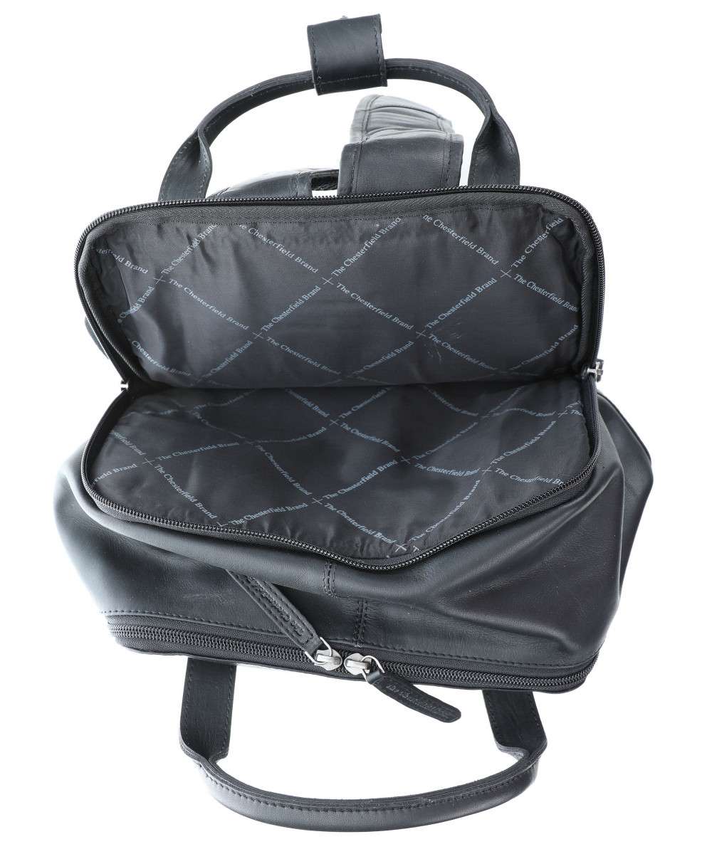 The Chesterfield Brand Belford 14" Pc Sekk I Skinn Svart