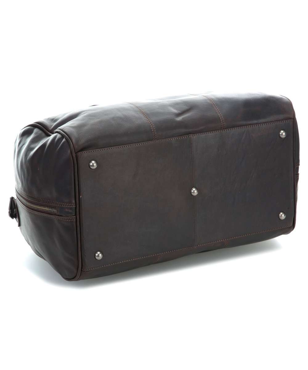 The Chesterfield Brand Liam Weekend Bag I Skinn Brun