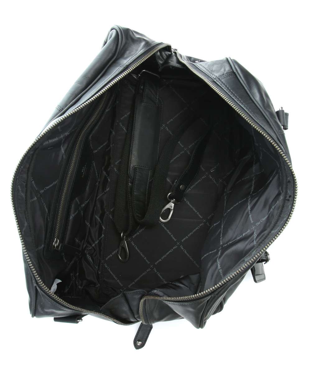 The Chesterfield Brand Liam Weekend Bag I Skinn Svart