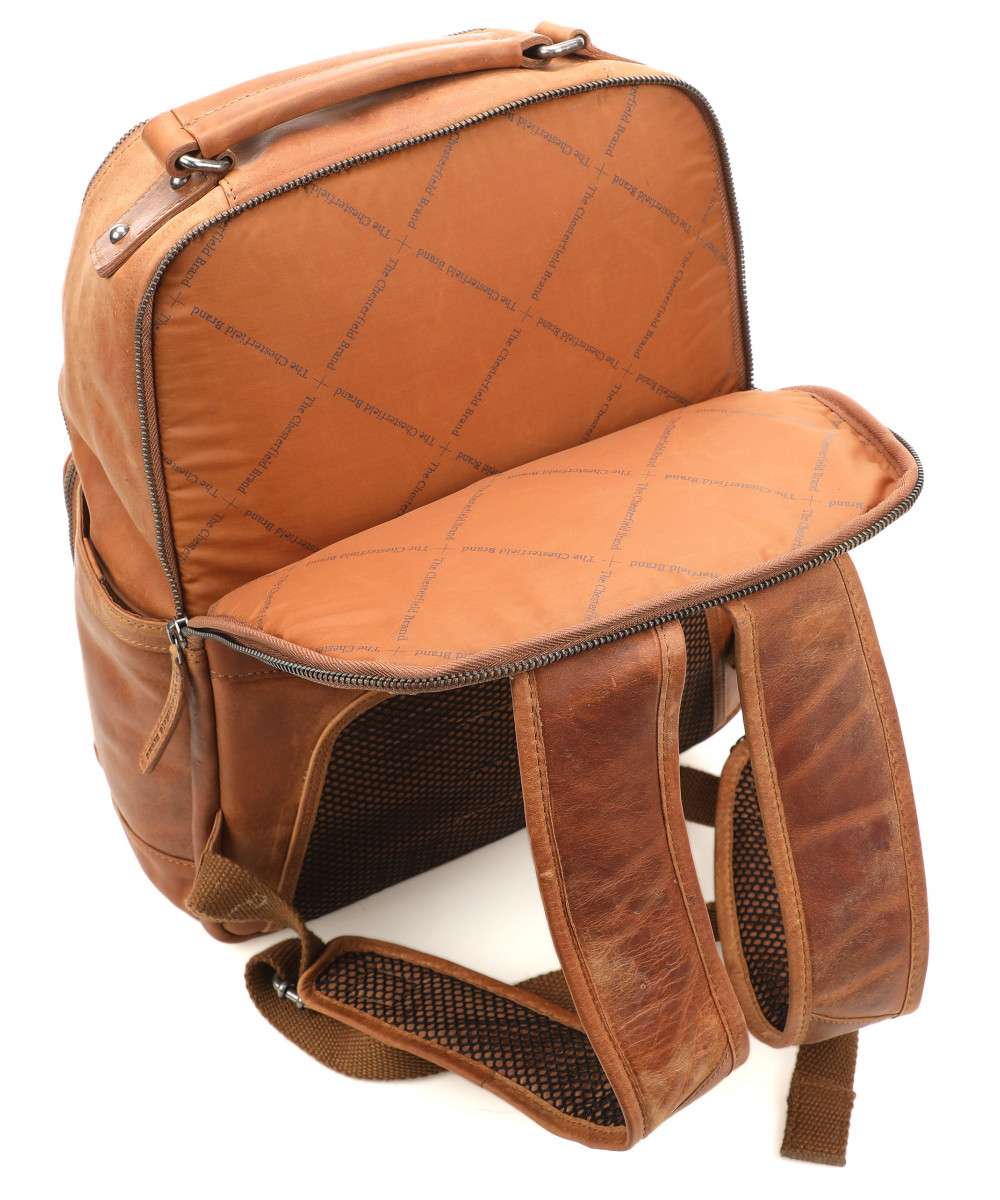 The Chesterfield Brand Austin 14" Pc Sekk I Skinn Cognac