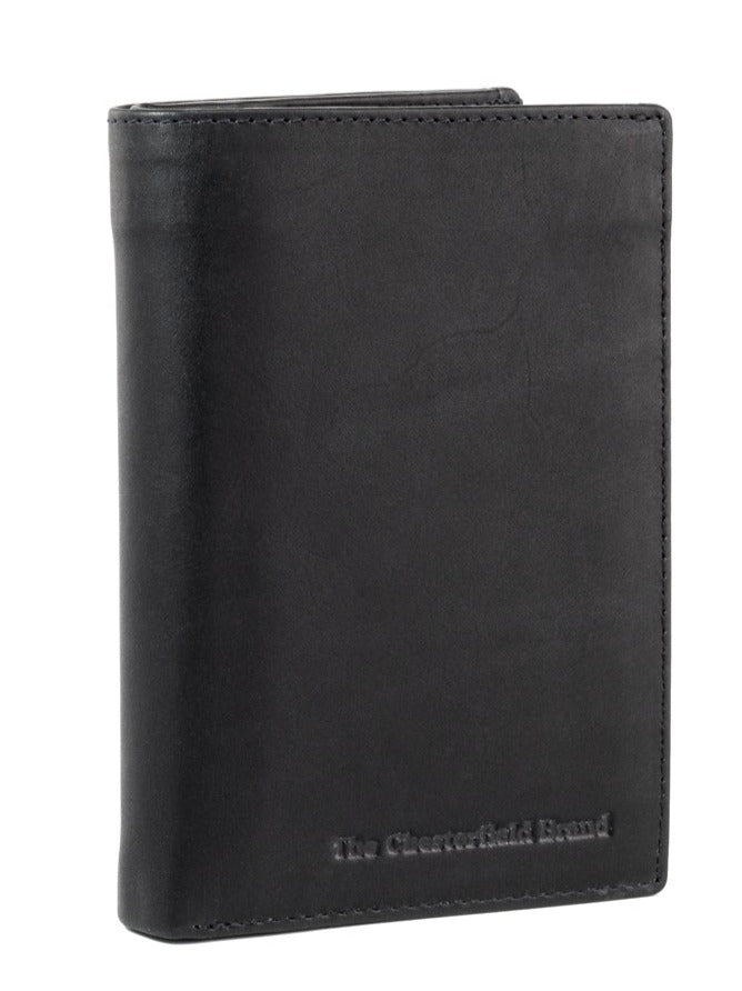 The Chesterfield Brand Bergen Stor Lommebok I Skinn Svart