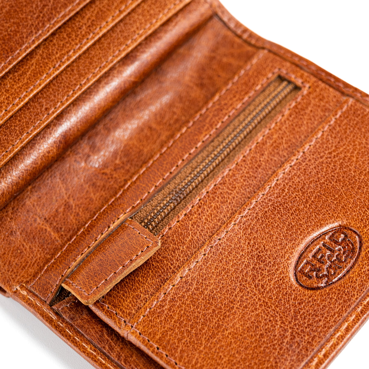 The Chesterfield Brand Boden Mellomstor Lommebok I Skinn Cognac