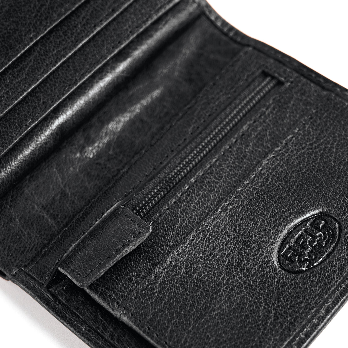 The Chesterfield Brand Boden Mellomstor Lommebok I Skinn Svart