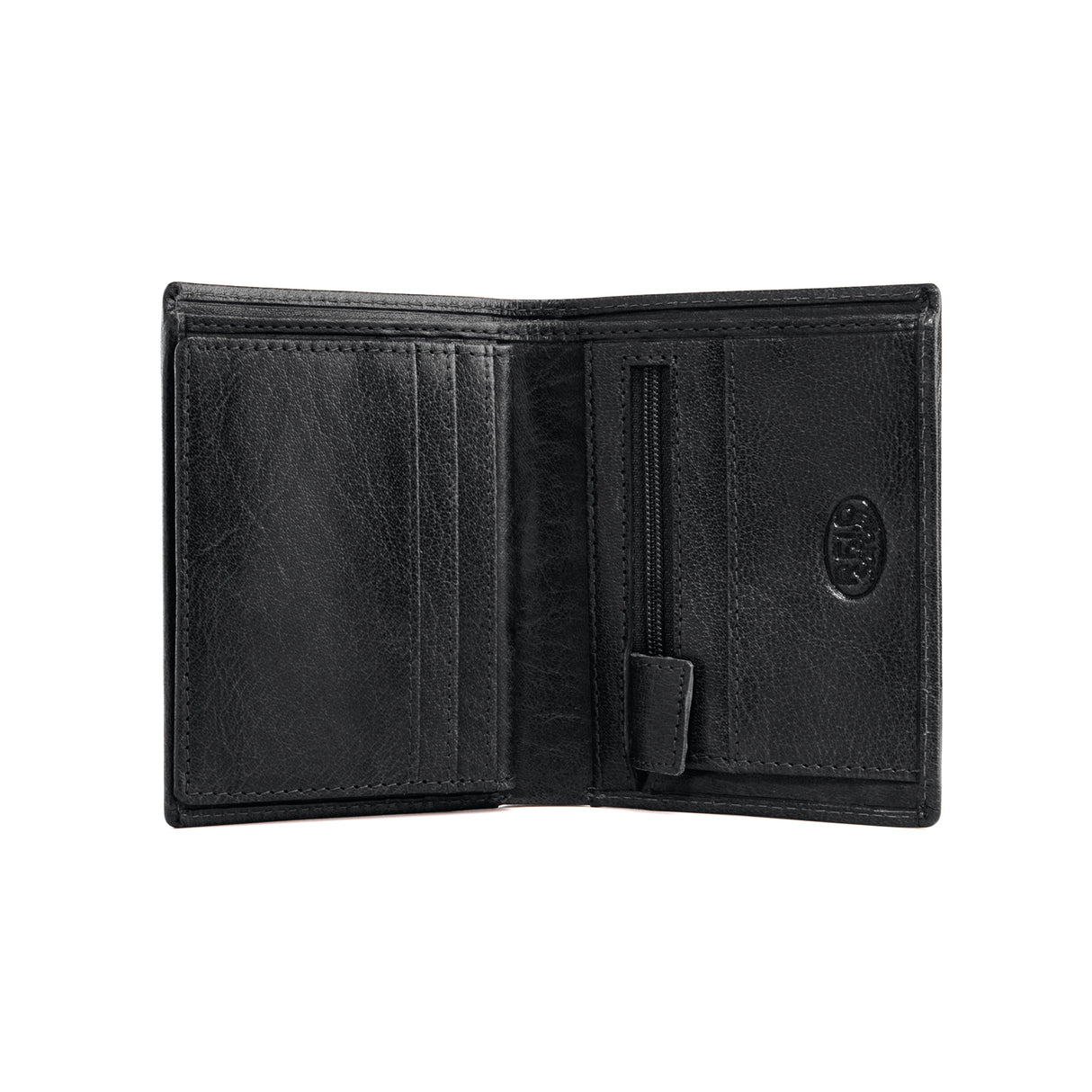 The Chesterfield Brand Boden Mellomstor Lommebok I Skinn Svart