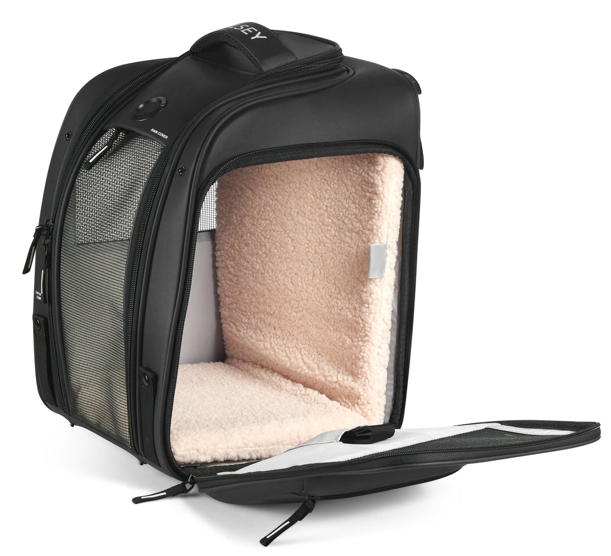 Delsey Raspail Pet Carrier Backpack Black