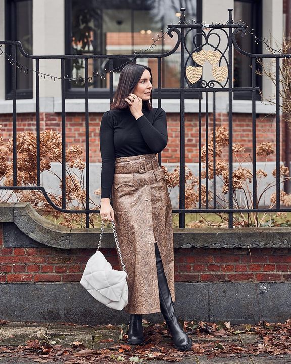 Unisa Zkerina Stor Quiltet Klaffveske Hvit