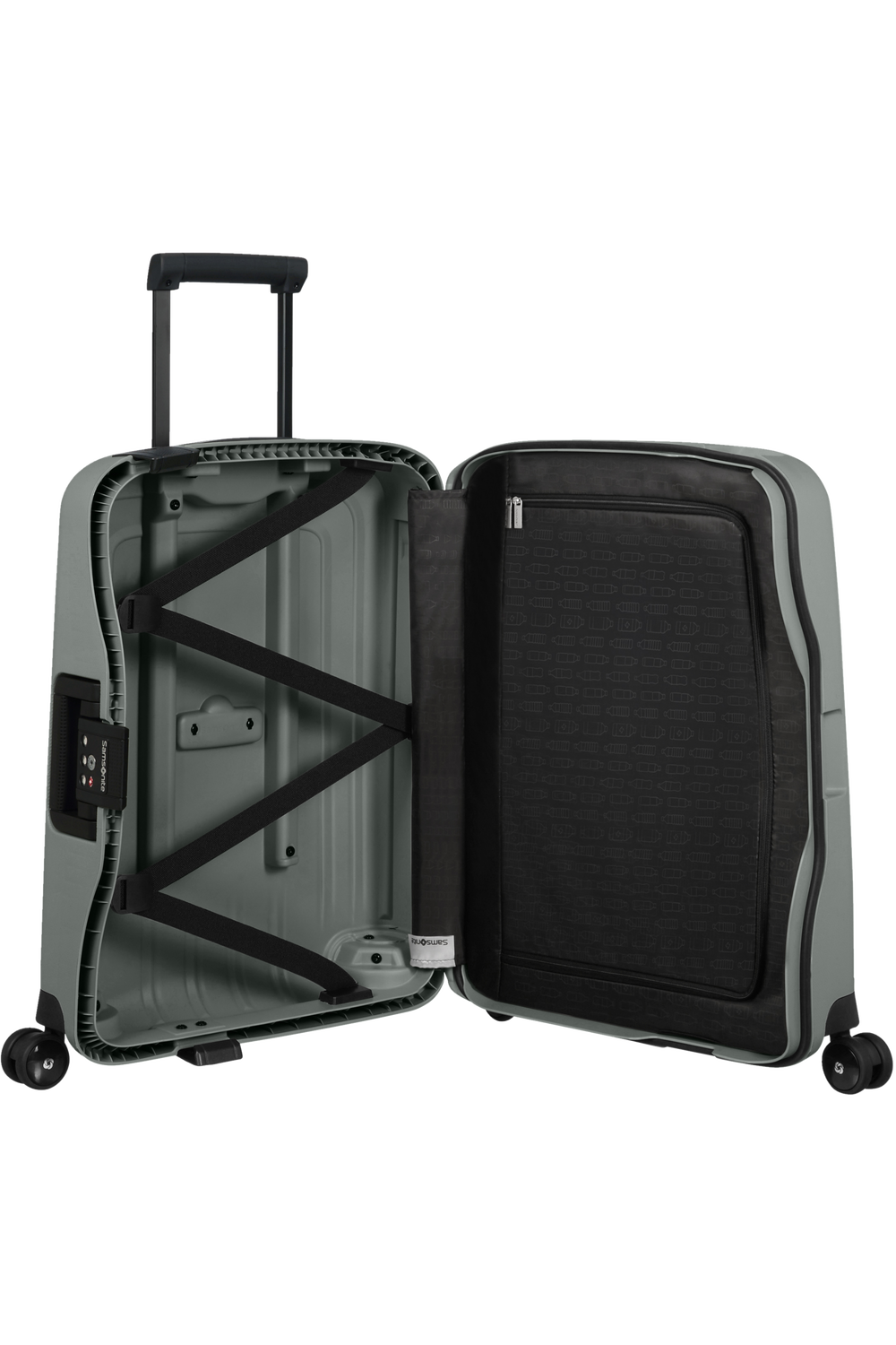 Samsonite S`Cure Kabinkoffert 55cm Skogs Grå