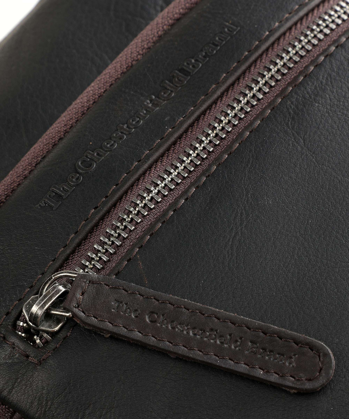 The Chesterfield Brand Birmingham Liten Crossover veske I Skinn Brun