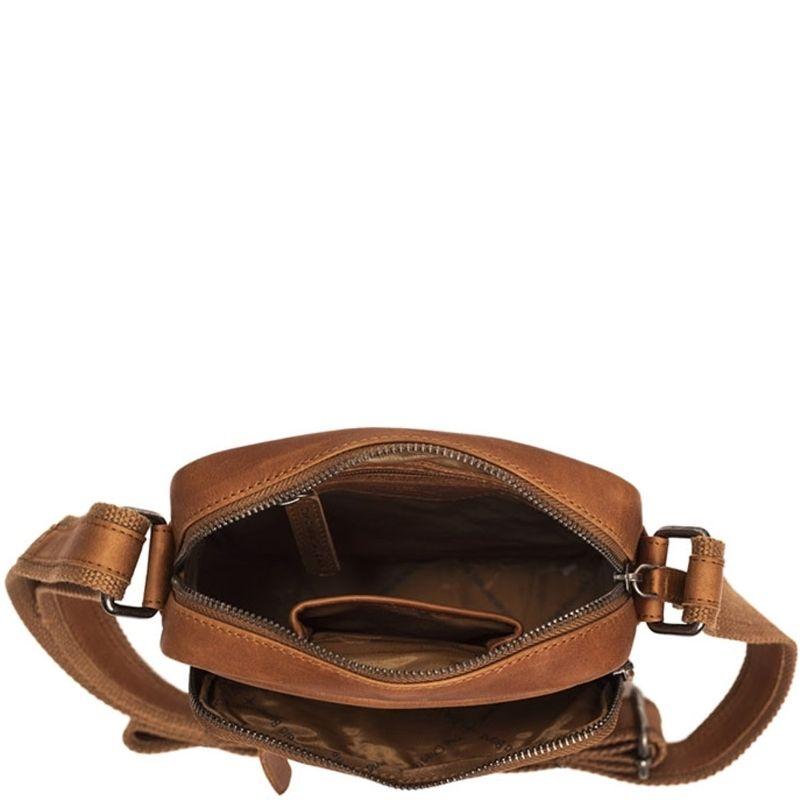 The Chesterfield Brand Birmingham Liten Crossover veske I Skinn Cognac