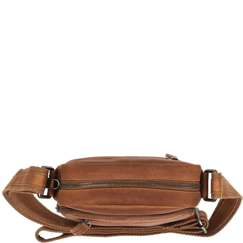 The Chesterfield Brand Birmingham Liten Crossover veske I Skinn Cognac