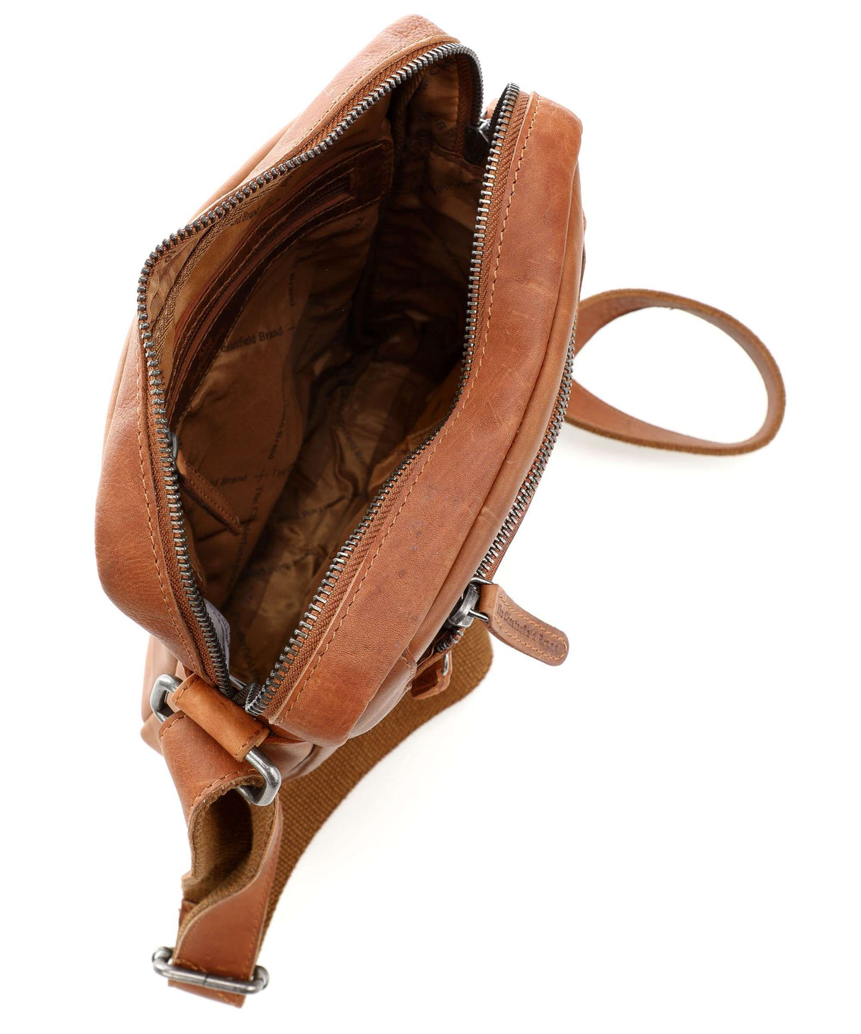 The Chesterfield Brand Dessau Medium Crossover Veske I Skinn Cognac