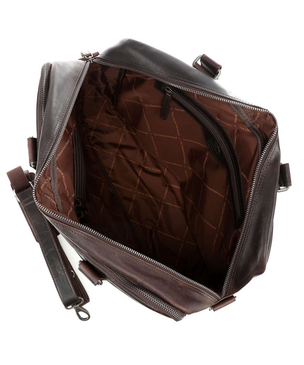 The Chesterfield Brand Misha 17" Pc Veske I Skinn Brun