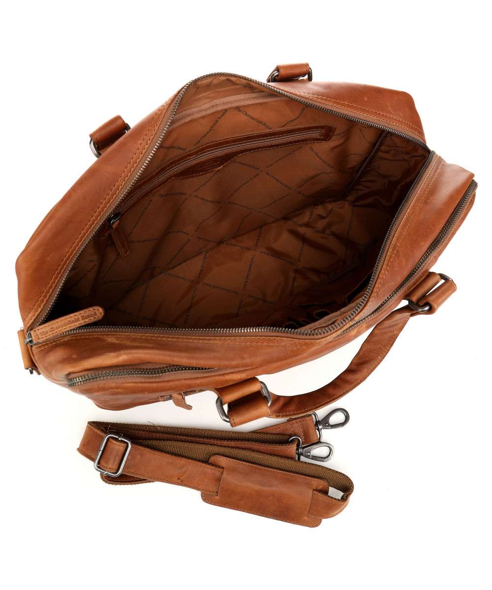 The Chesterfield Brand Misha 17" Pc Veske I Skinn Cognac