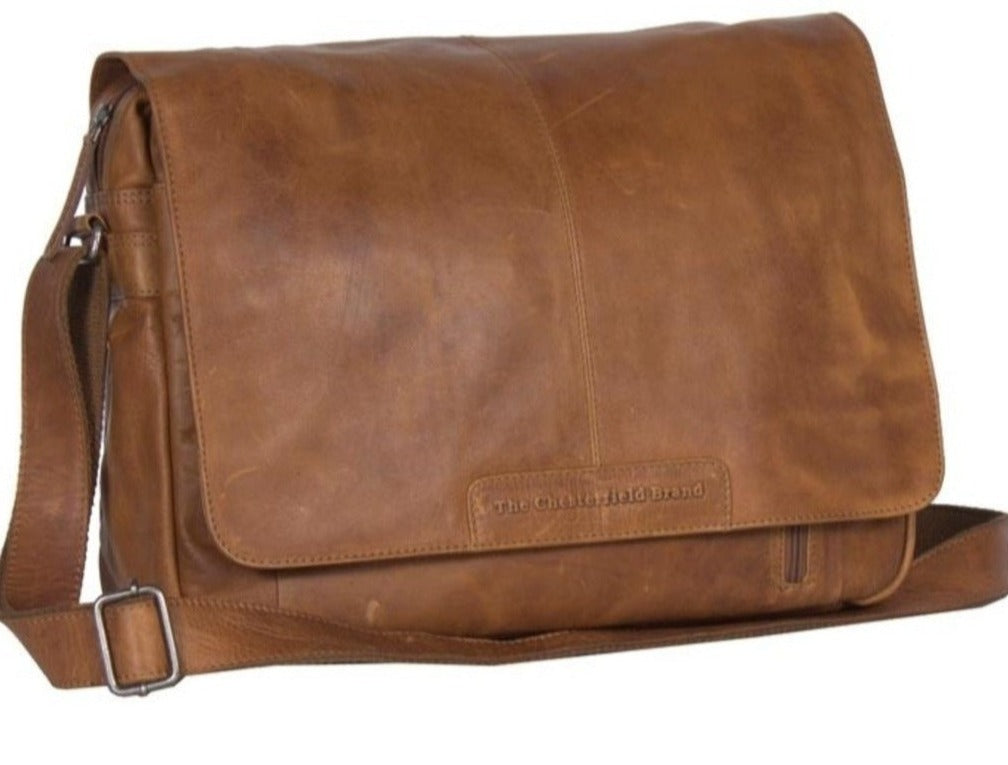 The Chesterfield Brand Richard 15,4" Crossover Pc Veske I Skinn Cognac