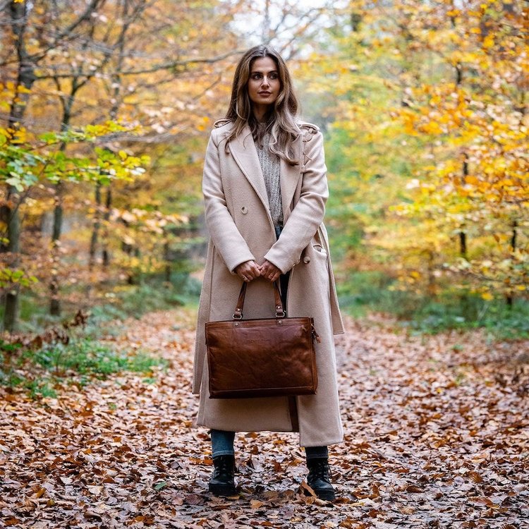 The Chesterfield Brand Stockholm Shopper I Skinn Cognac