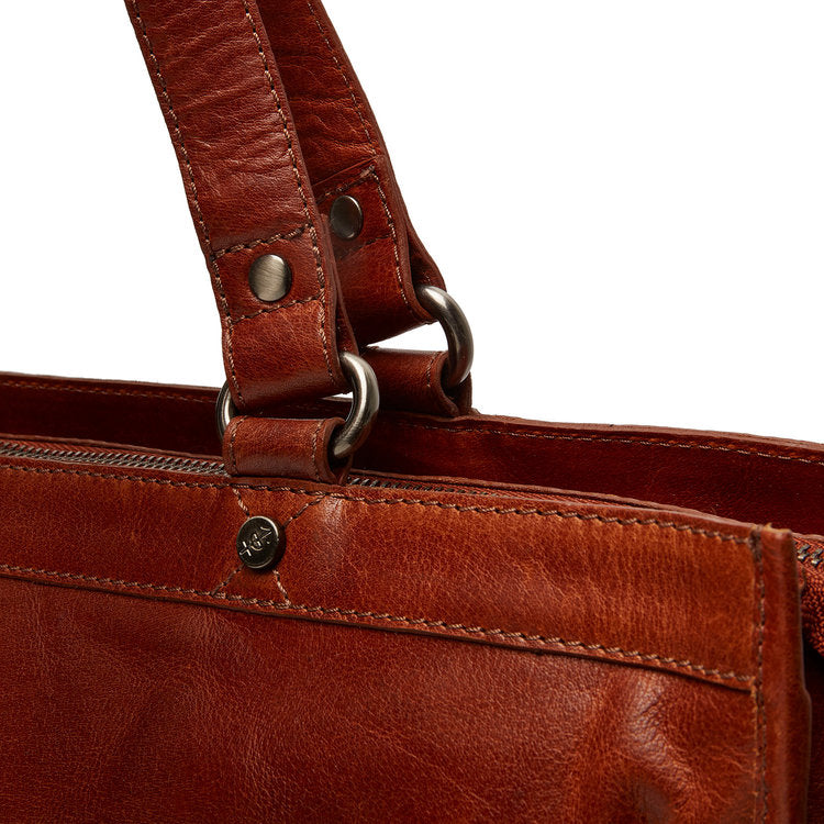 The Chesterfield Brand Stockholm Shopper I Skinn Cognac