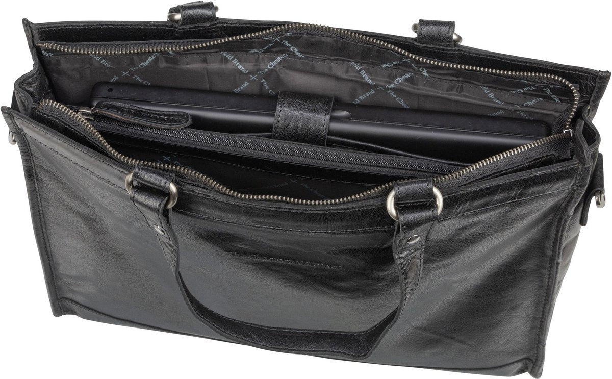 The Chesterfield Brand Stockholm Shopper I Skinn Svart