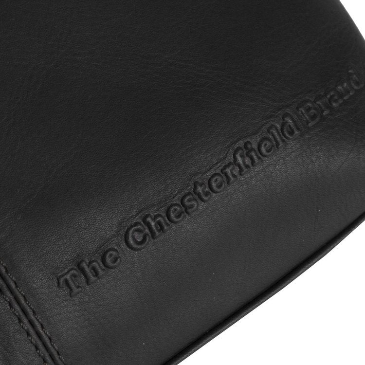 The Chesterfield Brand Jen Mellomstor Skulderveske I Skinn Svart