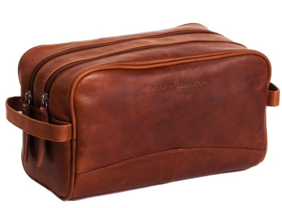 The Chesterfield Brand Stacey Toalettmappe I Skinn Cognac