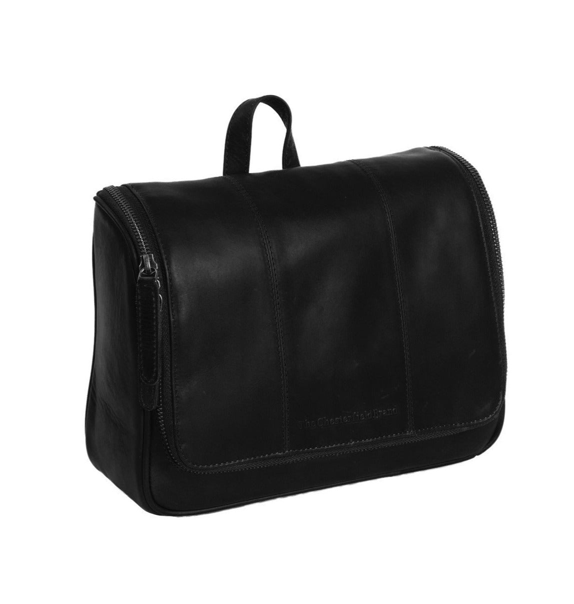 The Chesterfield Brand Gillian Henge Toalettmappe I Skinn Svart