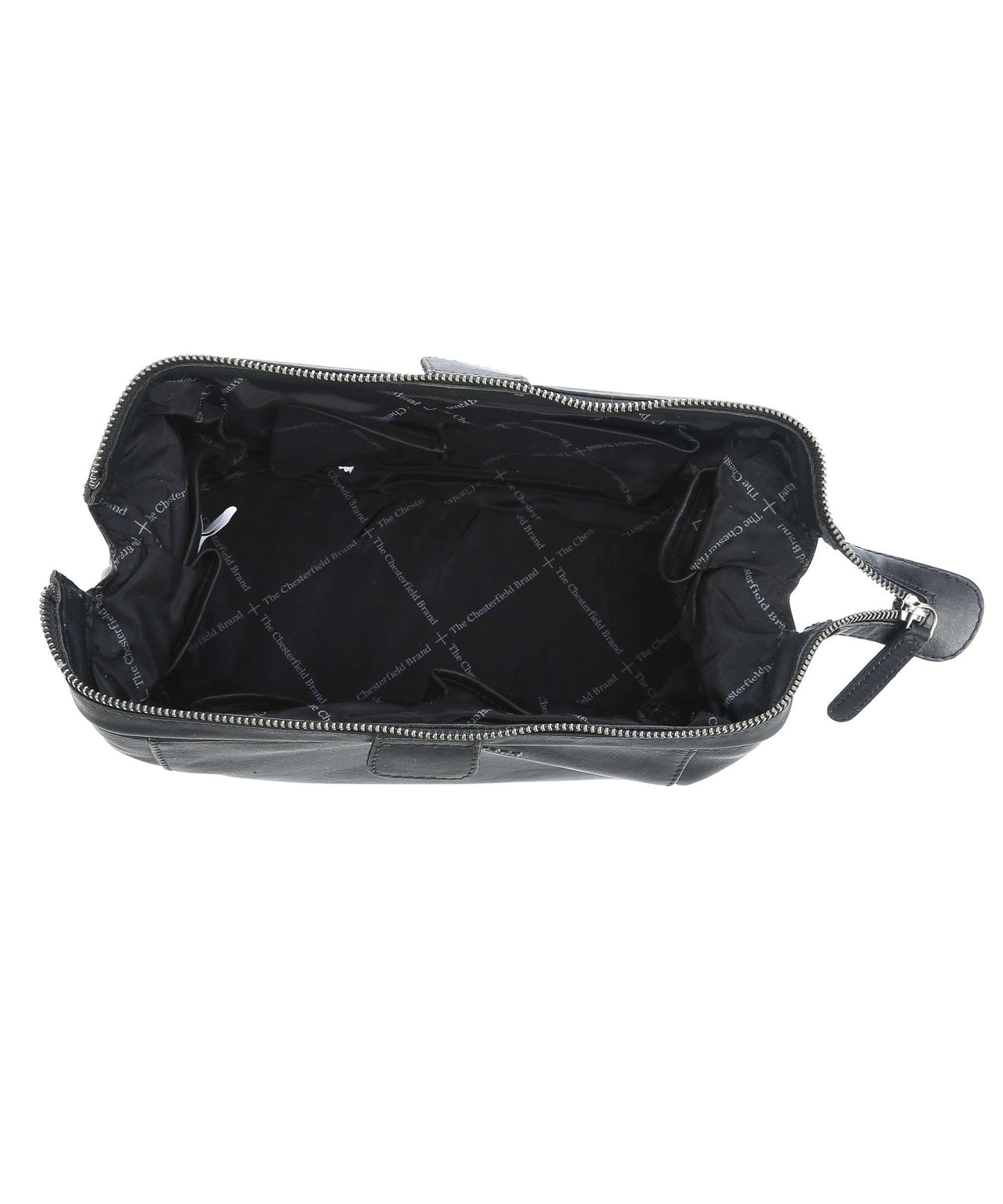 The Chesterfield Brand Vince Toalettmappe I Skinn Svart