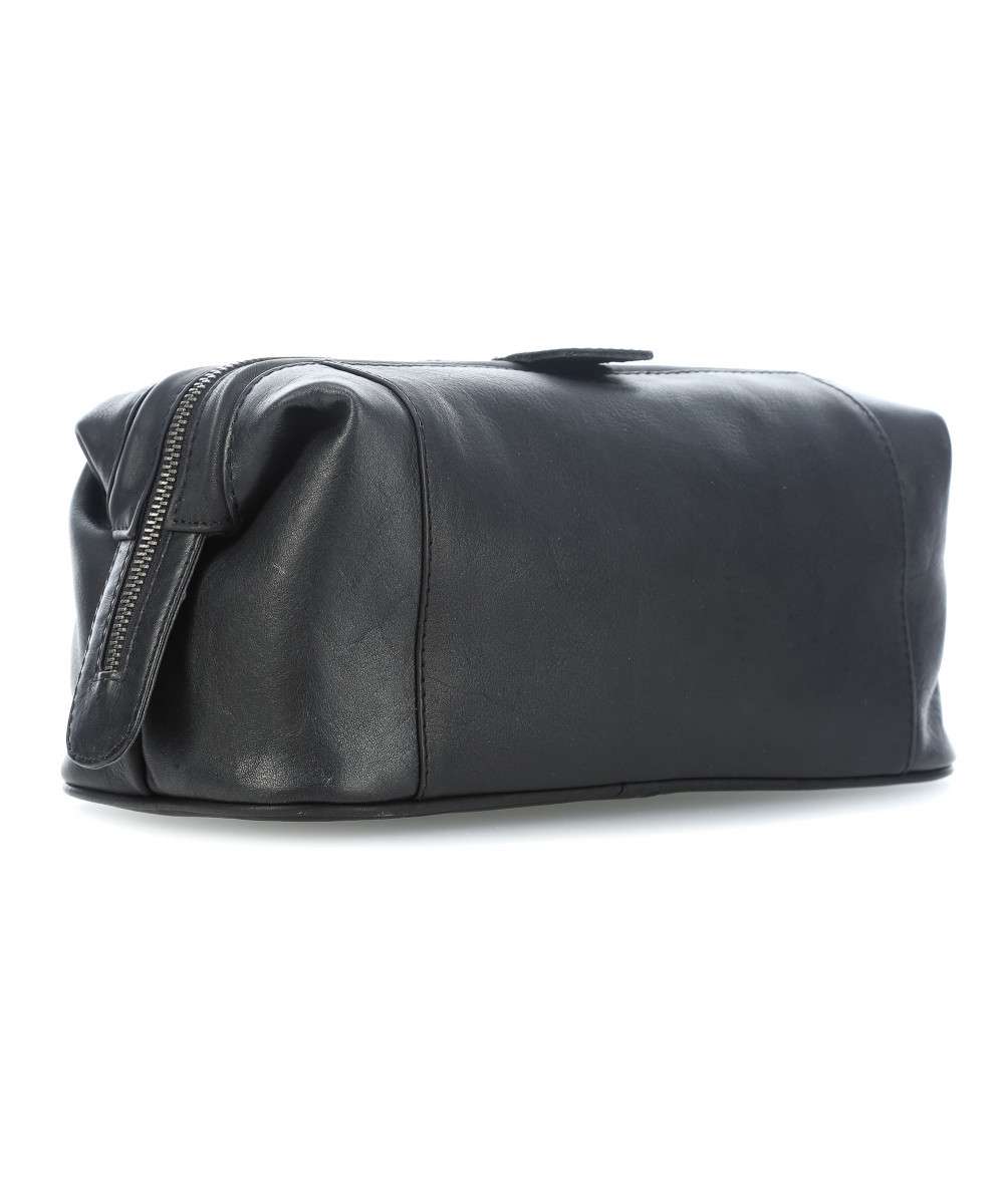 The Chesterfield Brand Vince Toalettmappe I Skinn Svart