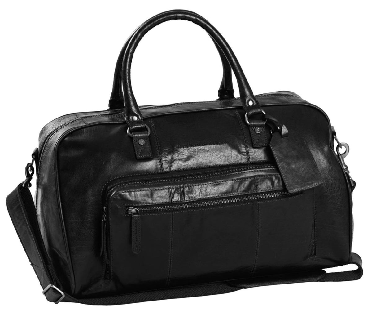 The Chesterfield Brand Munich Weekend Bag I Skinn Svart