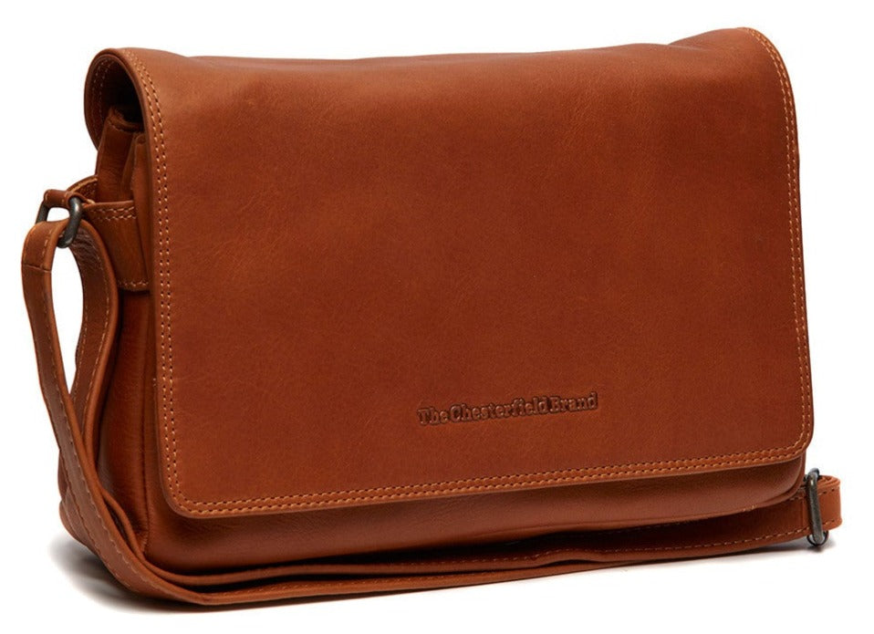 The Chesterfield Brand Reston Skulderveske I Skinn Cognac