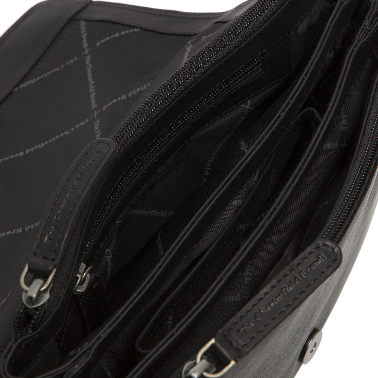 The Chesterfield Brand Reston Skulderveske I Skinn Svart