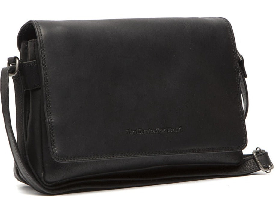The Chesterfield Brand Reston Skulderveske I Skinn Svart