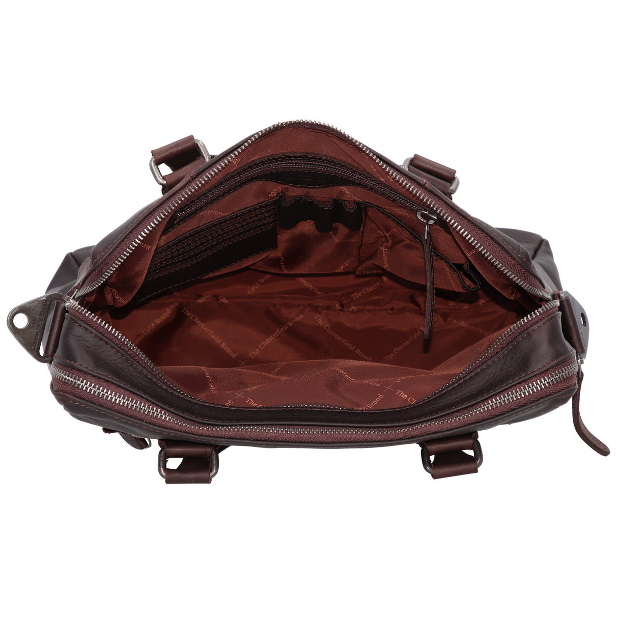 The Chesterfield Brand Santiago 14" Pc Veske I Skinn Brun