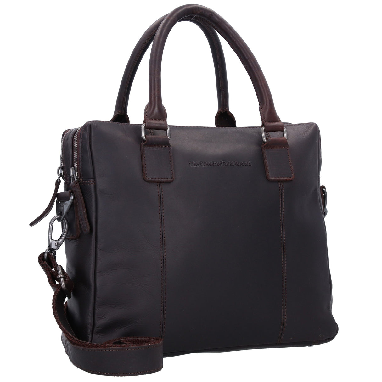 The Chesterfield Brand Santiago 14" Pc Veske I Skinn Brun