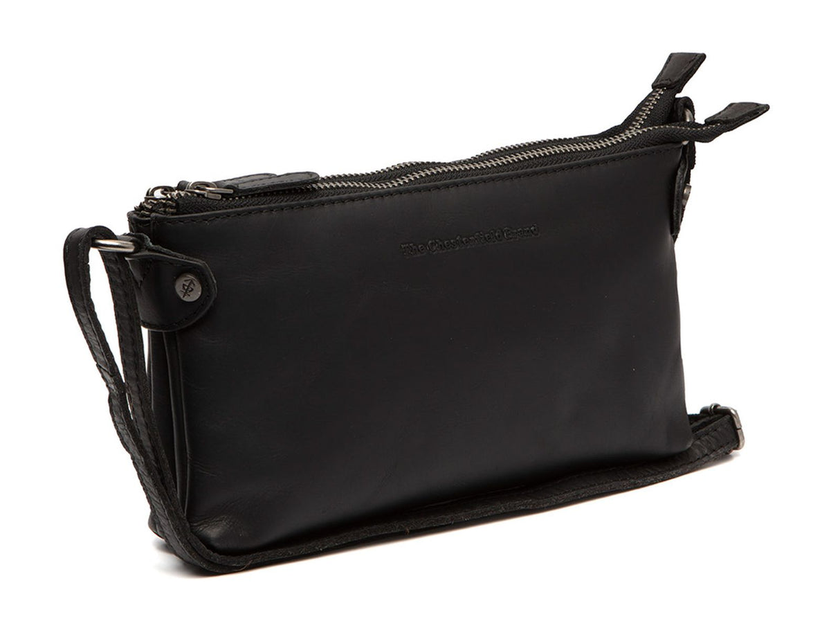 The Chesterfield Brand Sisli Liten Crossover Veske I Skinn Svart