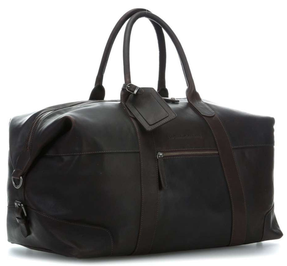 The Chesterfield Brand Portsmouth Weekend Bag I Skinn Brun
