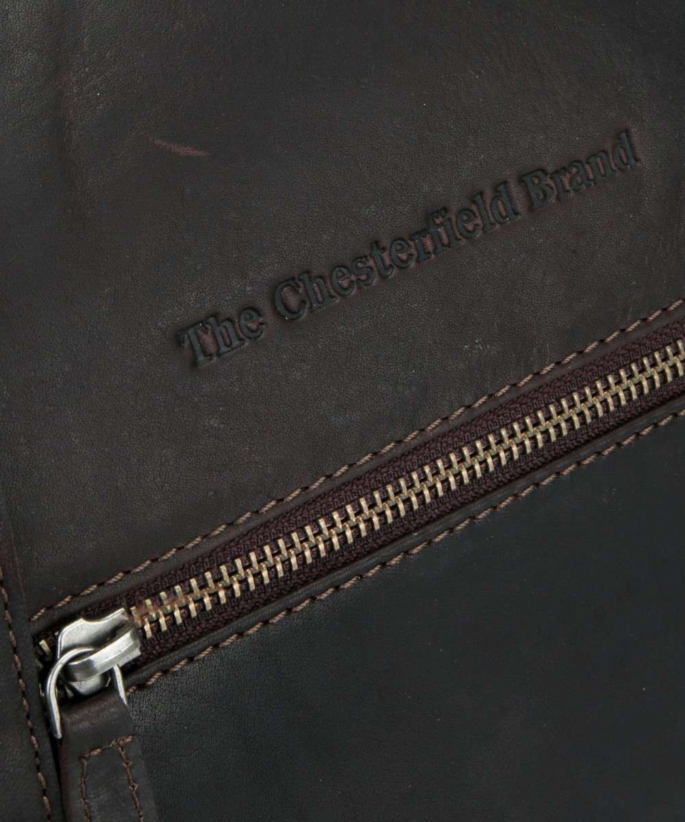 The Chesterfield Brand Portsmouth Weekend Bag I Skinn Brun