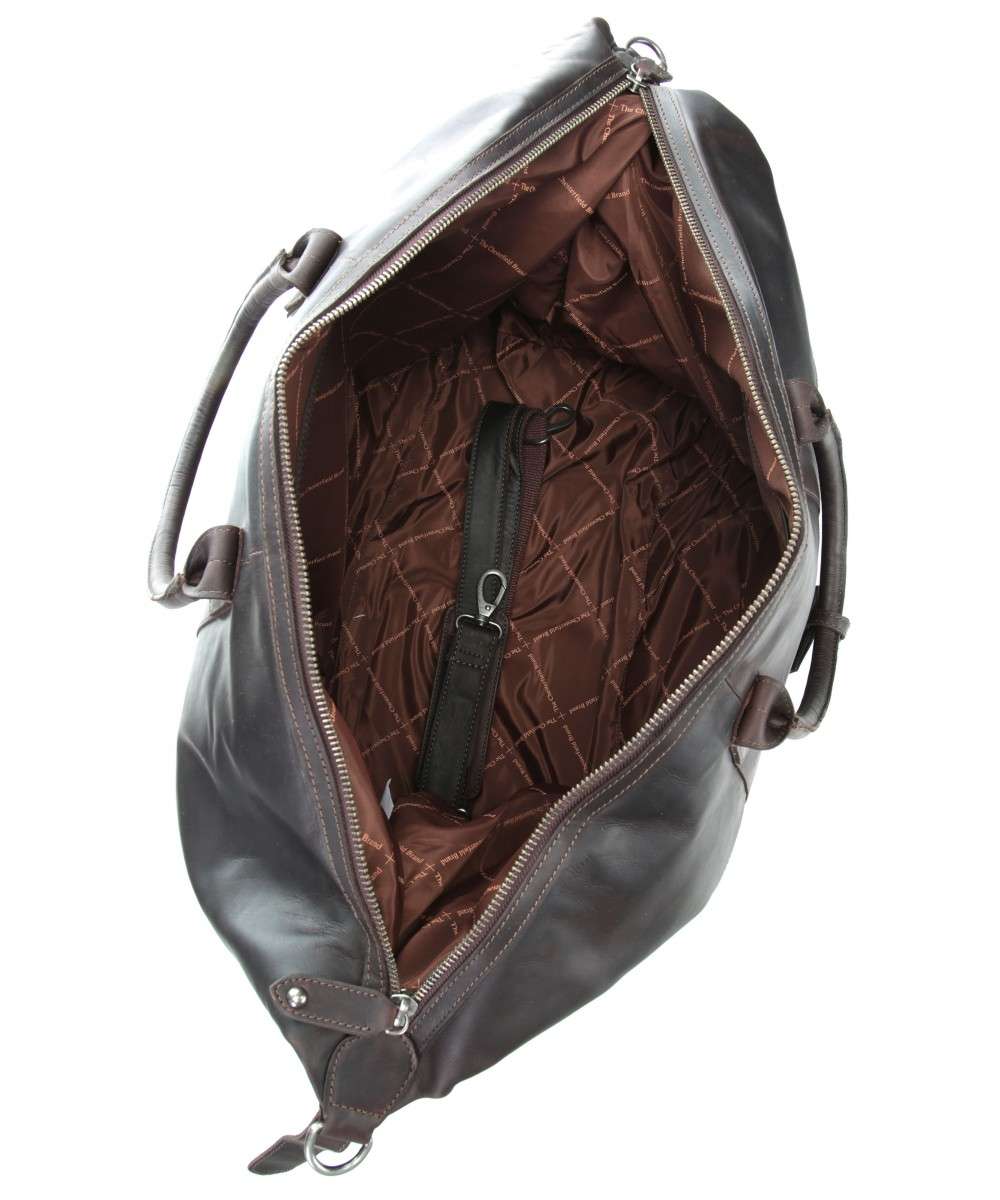 The Chesterfield Brand Portsmouth Weekend Bag I Skinn Brun