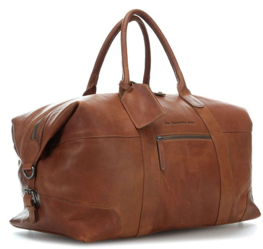 The Chesterfield Brand Portsmouth Weekend Bag I Skinn Cognac