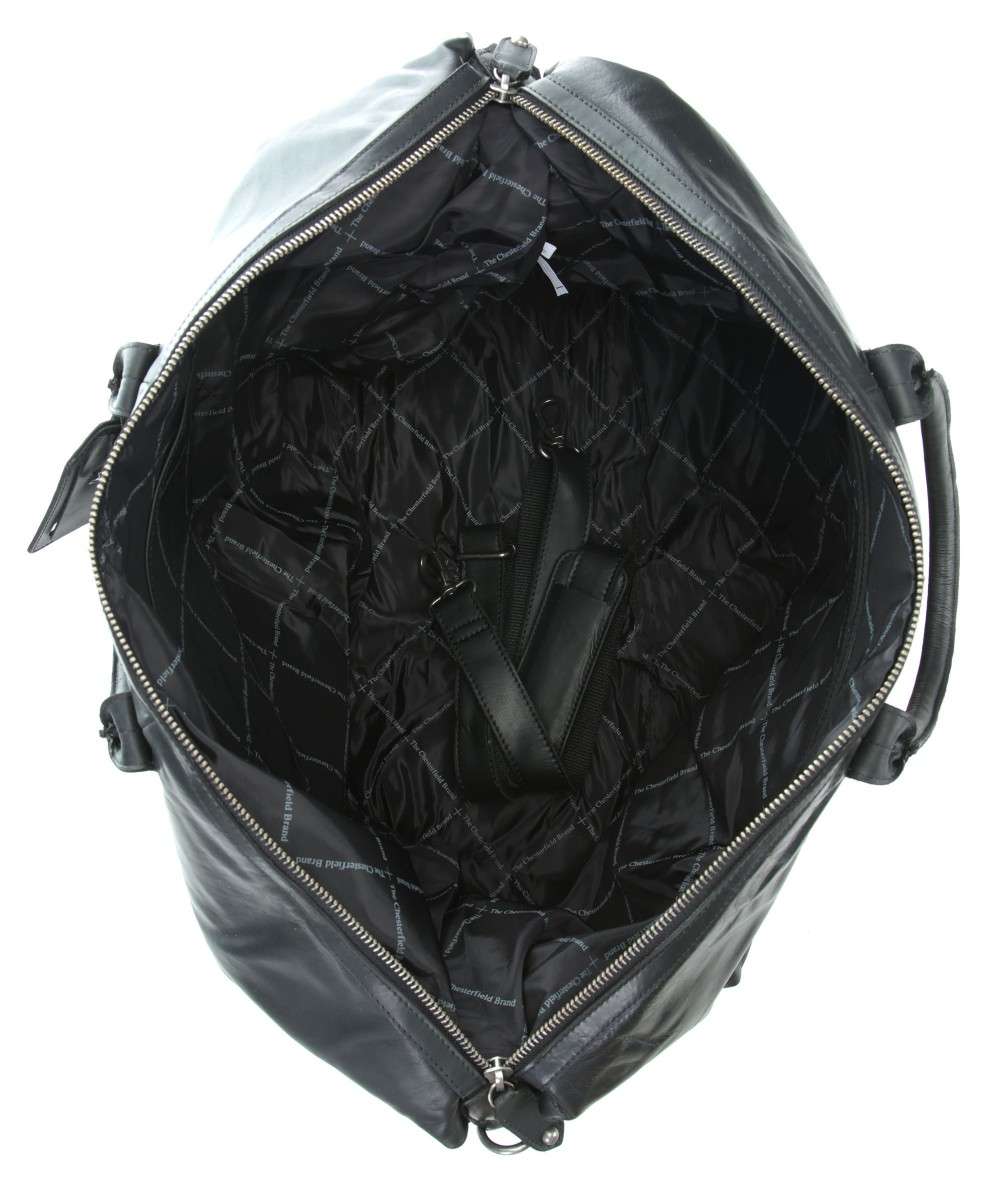 The Chesterfield Brand Portsmouth Weekend Bag I Skinn Svart