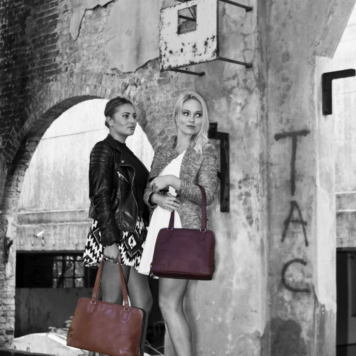 The Chesterfield Brand Flint Skulderveske I Skinn Cognac