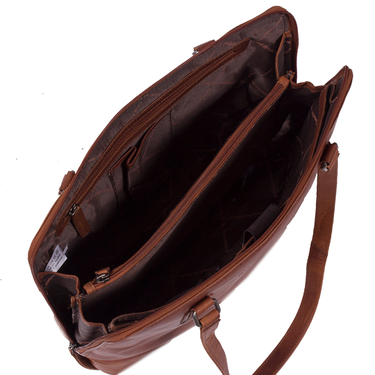 The Chesterfield Brand Flint Skulderveske I Skinn Cognac