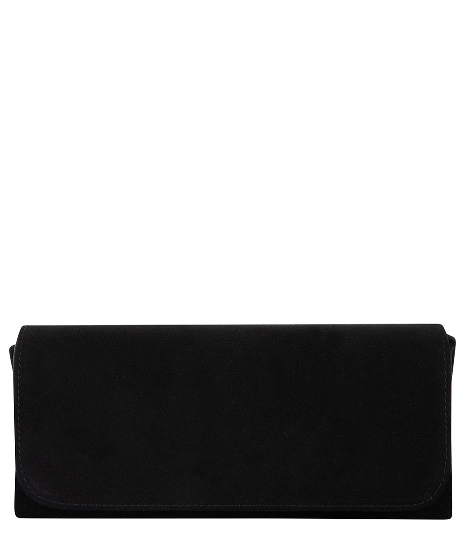 Unisa Zdream Clutch Veske i Semsket Skinn Svart