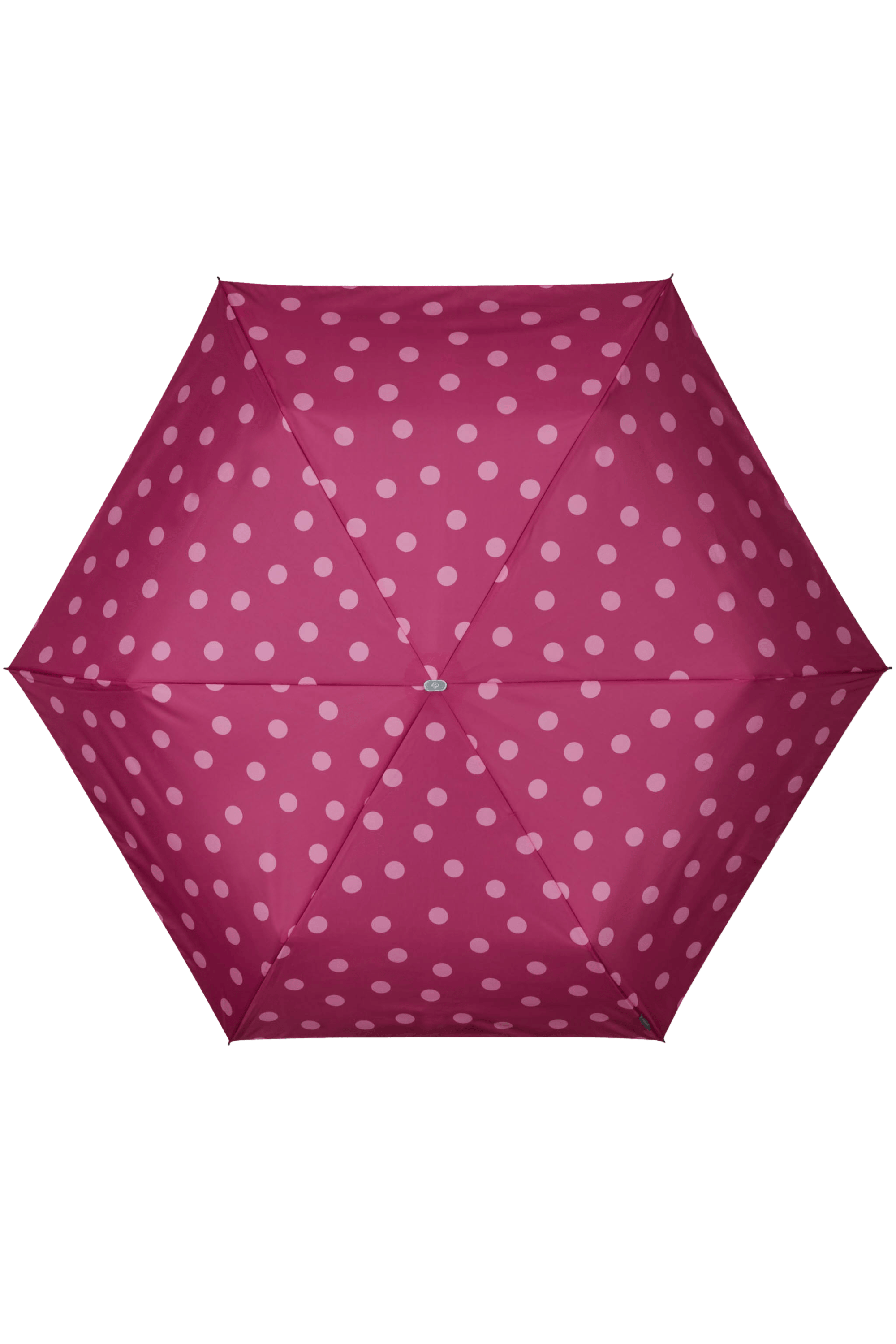 Samsonite Alu Drop S Ultralett Paraply Flat Pink Polka Dots