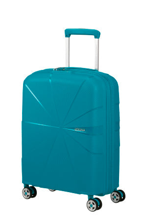 American Tourister StarVibe Utvidbar Kabinkoffert 55 cm Blå (Tonic)