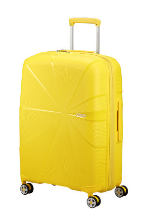 American Tourister StarVibe Mellomstor Utvidbar Koffert 67 cm Gul