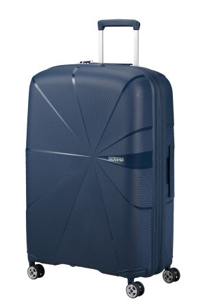 American Tourister StarVibe Mellomstor Utvidbar Koffert 67 cm Blå