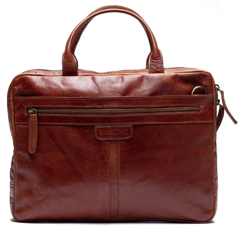 Springfield 14" Pc veske I Skinn Cognac