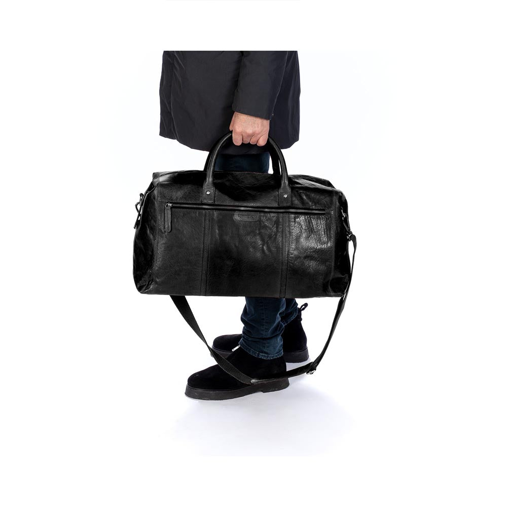 Springfield Firenze Weekend Bag I Skinn Svart