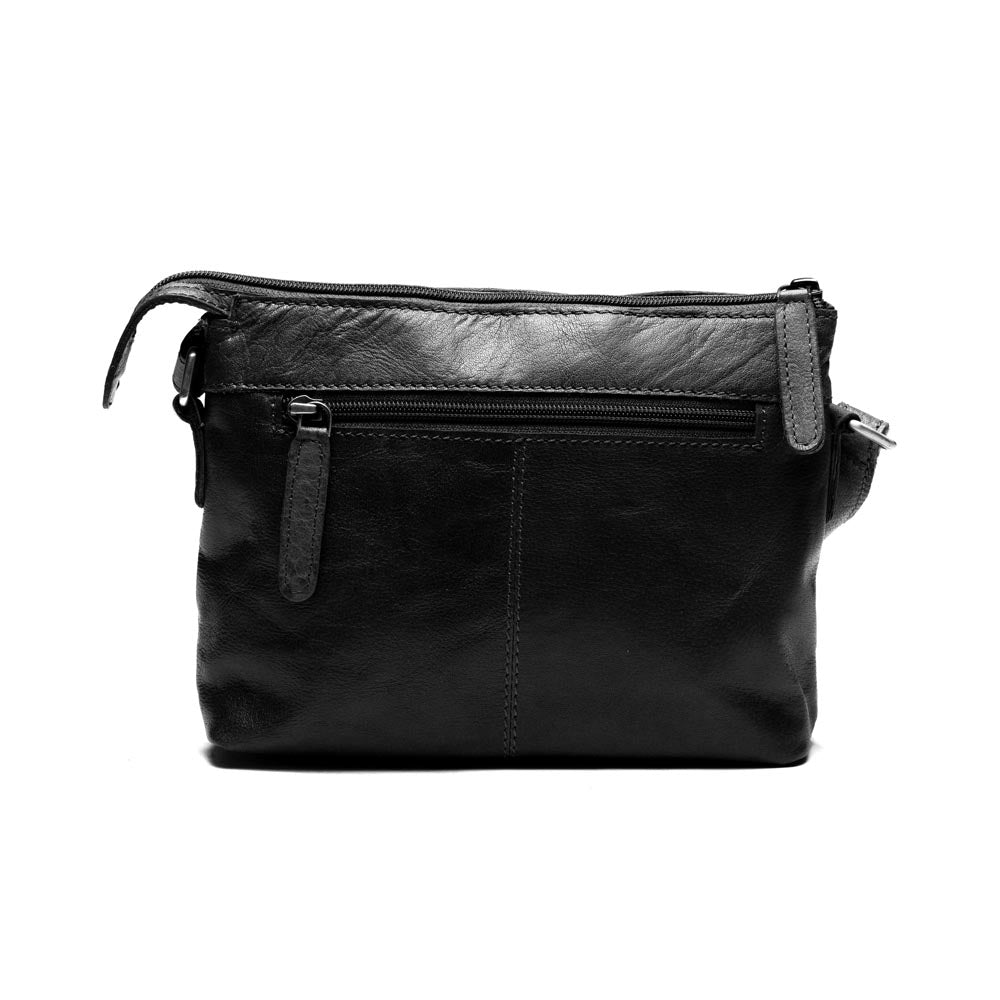 Springfield Liten Crossoverveske I Skinn Svart