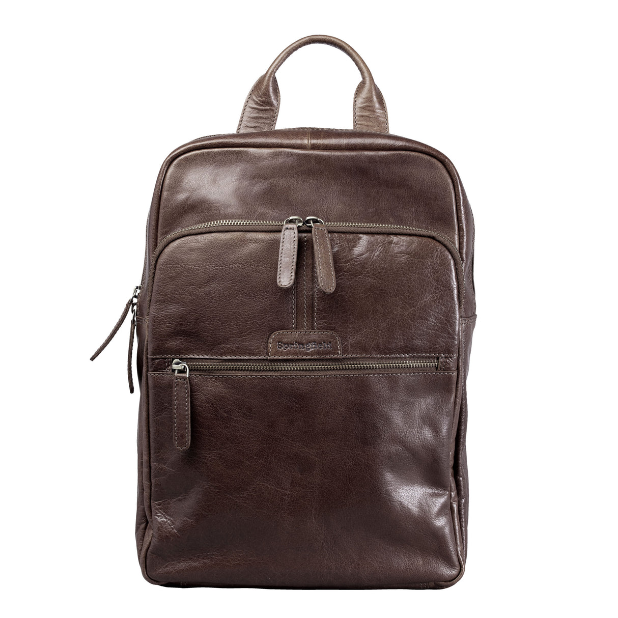 Springfield 15,6" Pc Sekk I Skinn Brun